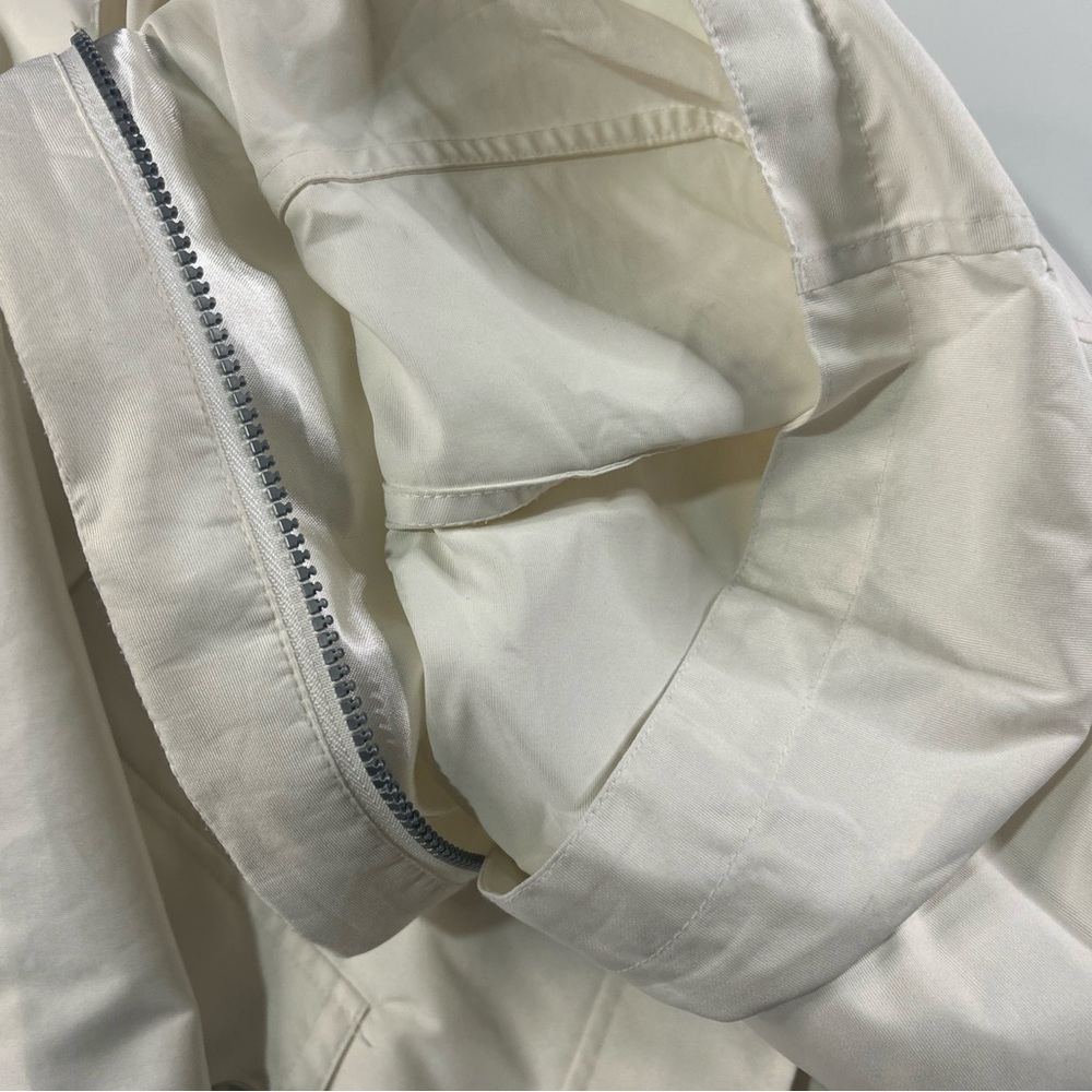 Weatherproof Jacket Coat Women’s Large White Zip Snaps Lightweight Spring Casual - Picture 7 of 16